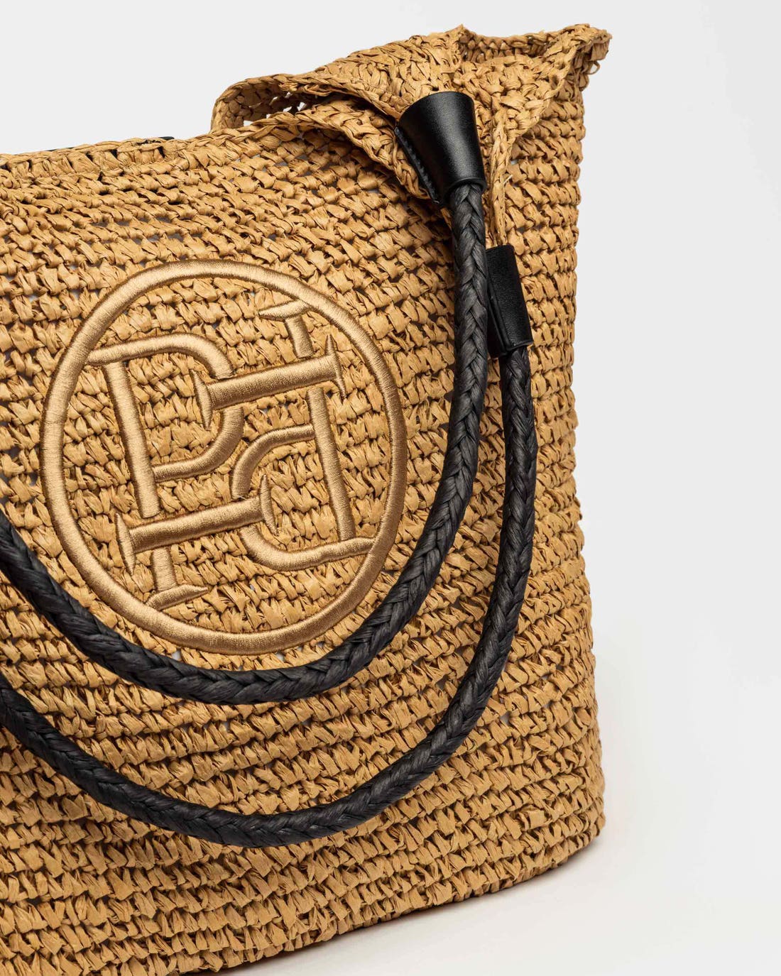 Bolso de playa Straw en raffia